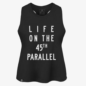 45TH RACERBACK CROPPED TANK - 45th Parallel