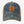 45th Parallel Woodland Trucker Hat in Navy Field Camo with tan mesh back and leather 45th Parallel patch
