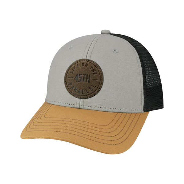 Circle Leather Patch Hat